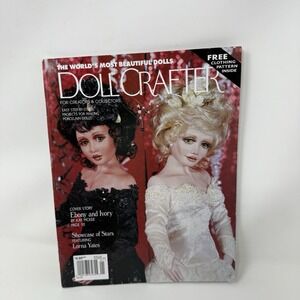 Doll Crafter Magazine January 1998 - Clothes Pattern, Ebony & Ivory, Lorna Yates
